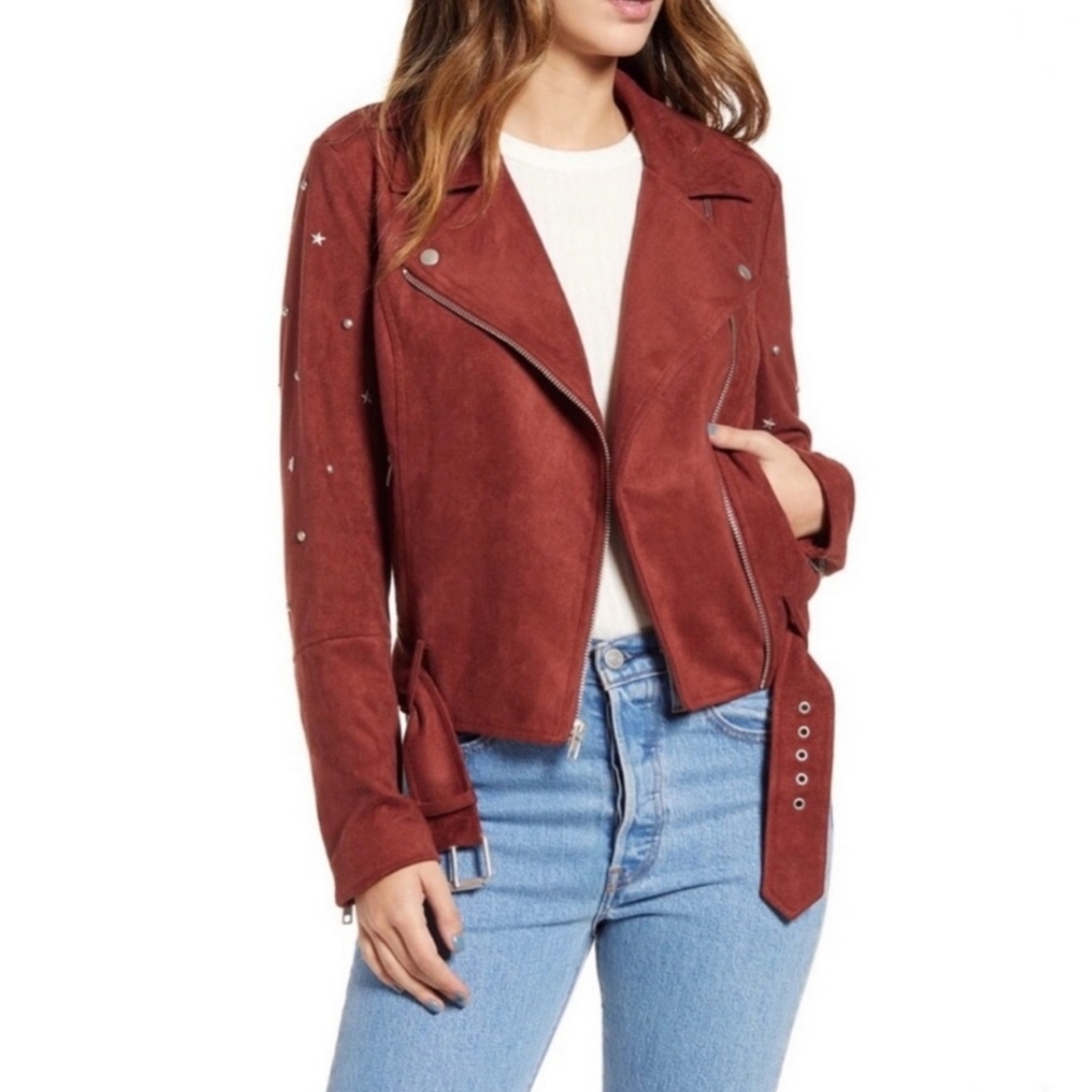 BB Dakota Suede Moto Jacket